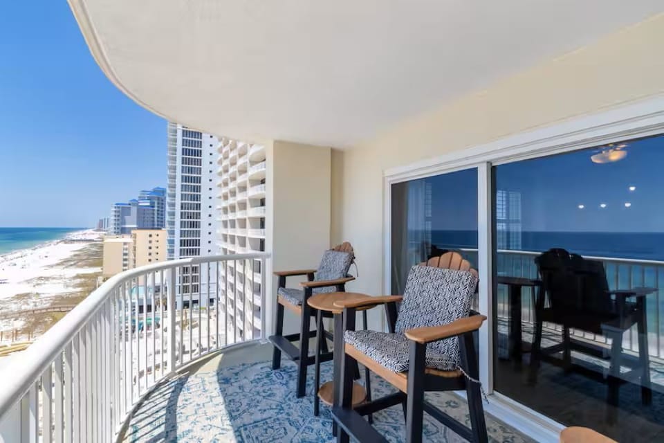 Balcony, polywood  chairs