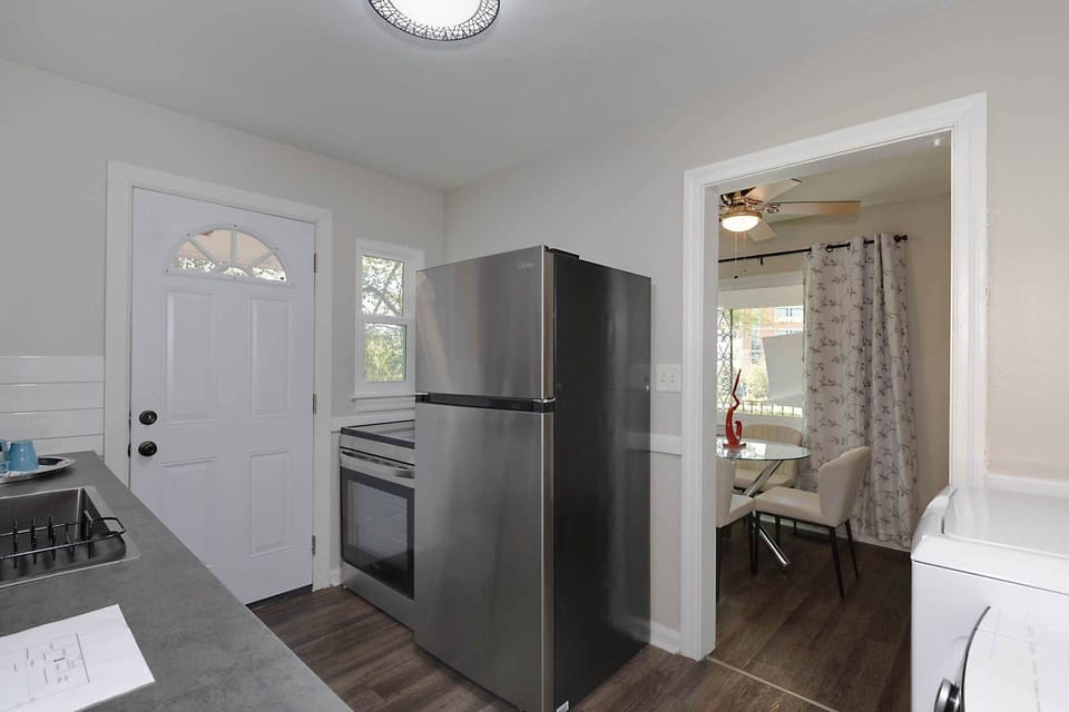 Kitchen looking into Rear Exit