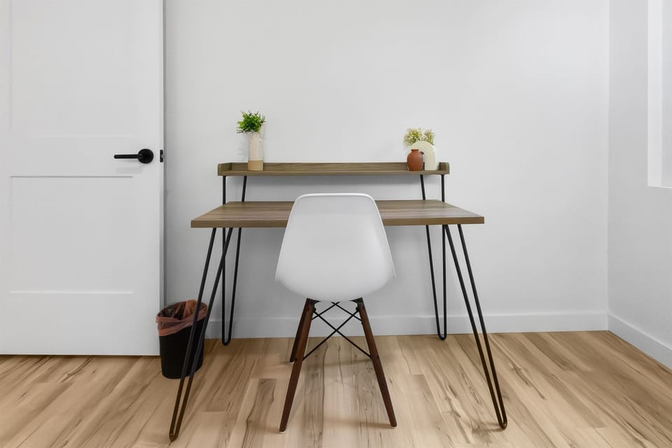 Neat and tidy workspace for those who like to WFH