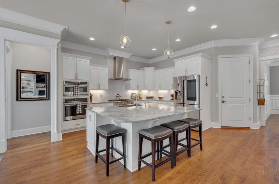 Modern kitchen with spacious layout and ample storage for all your cooking needs