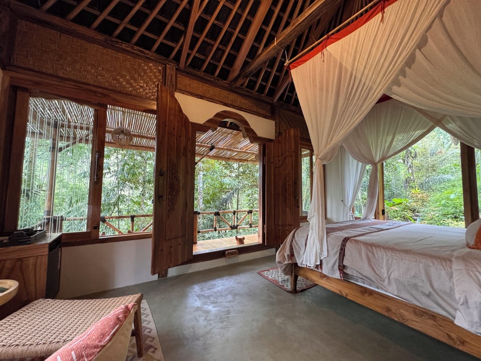 Comfort Double Room, Balcony, Garden View | Premium bedding, minibar, WiFi (free), bed sheets