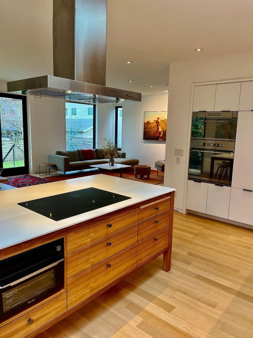 Kitchen and living room