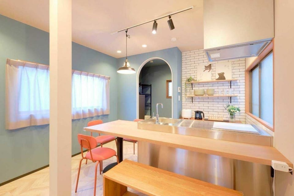 Apartment | Private kitchen | Fridge, microwave, stovetop, cookware/dishes/utensils