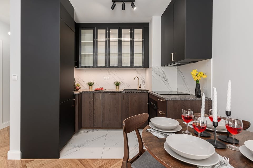 Comfort Apartment, Balcony, Courtyard View | Private kitchen