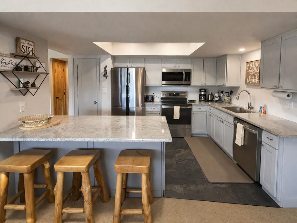 Kitchen with Bar Seating