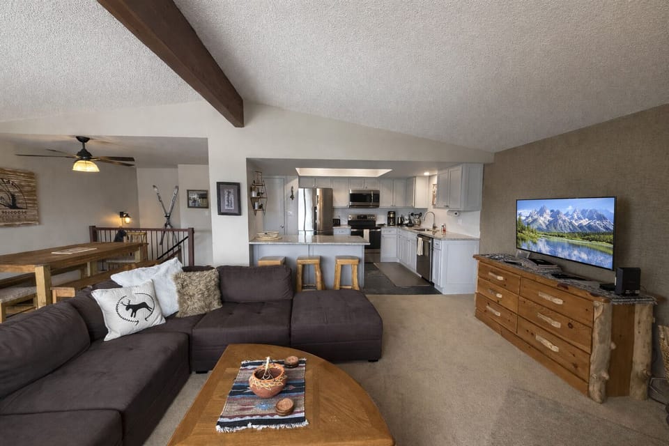 Open Kitchen and Living Room