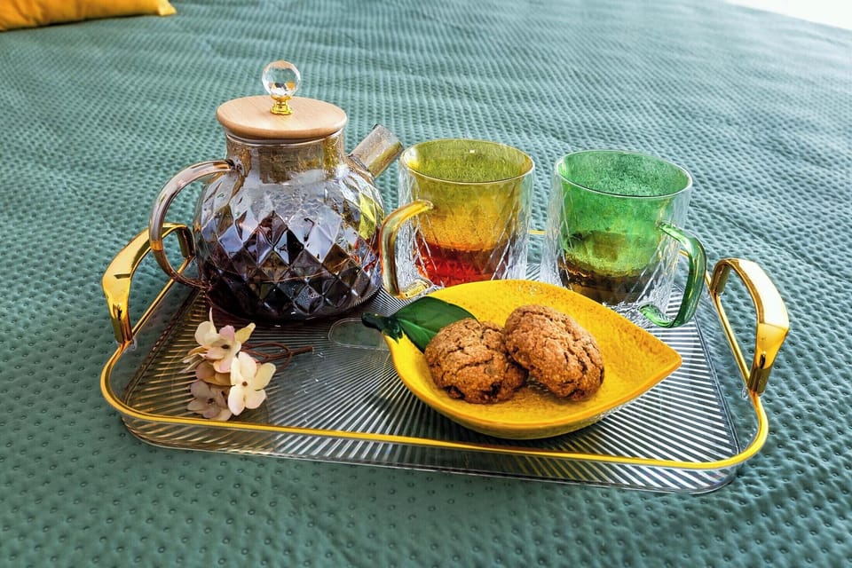 Superior Apartment, Balcony, City View | Food and drink