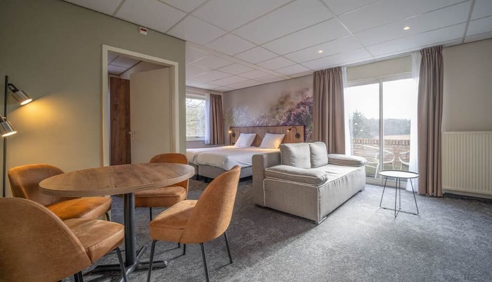 Step into a bright, spacious suite made for relaxing.