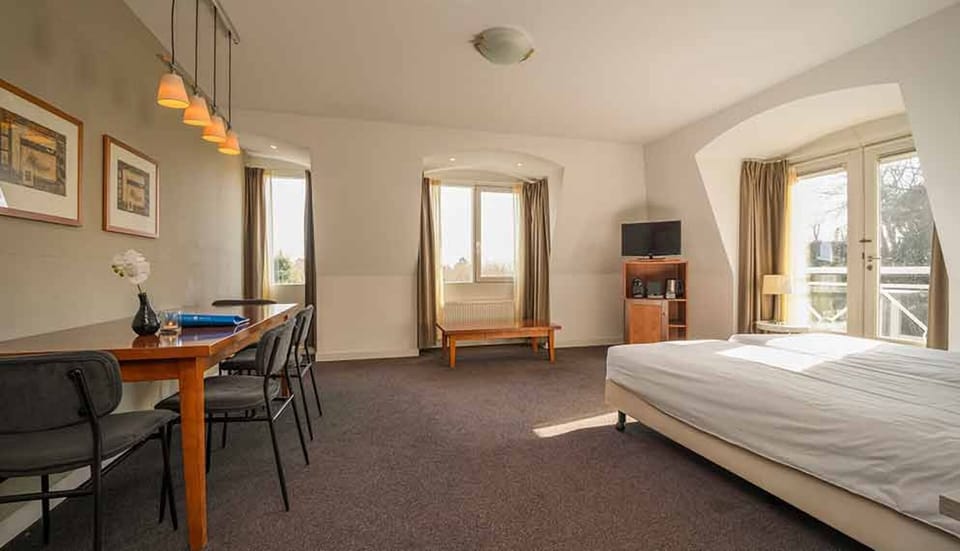 Spread out in a roomy suite with space to relax.