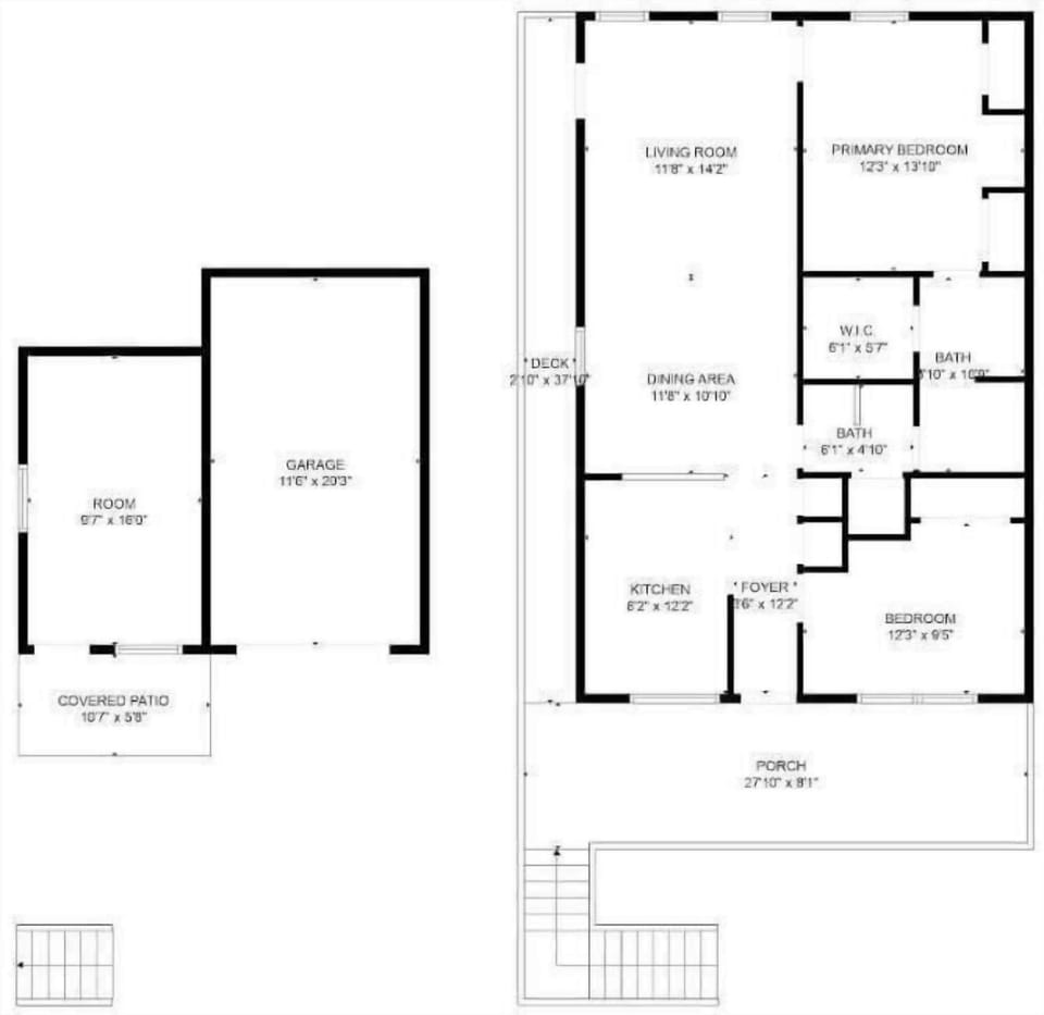House, 2 Bedrooms | Floor plan