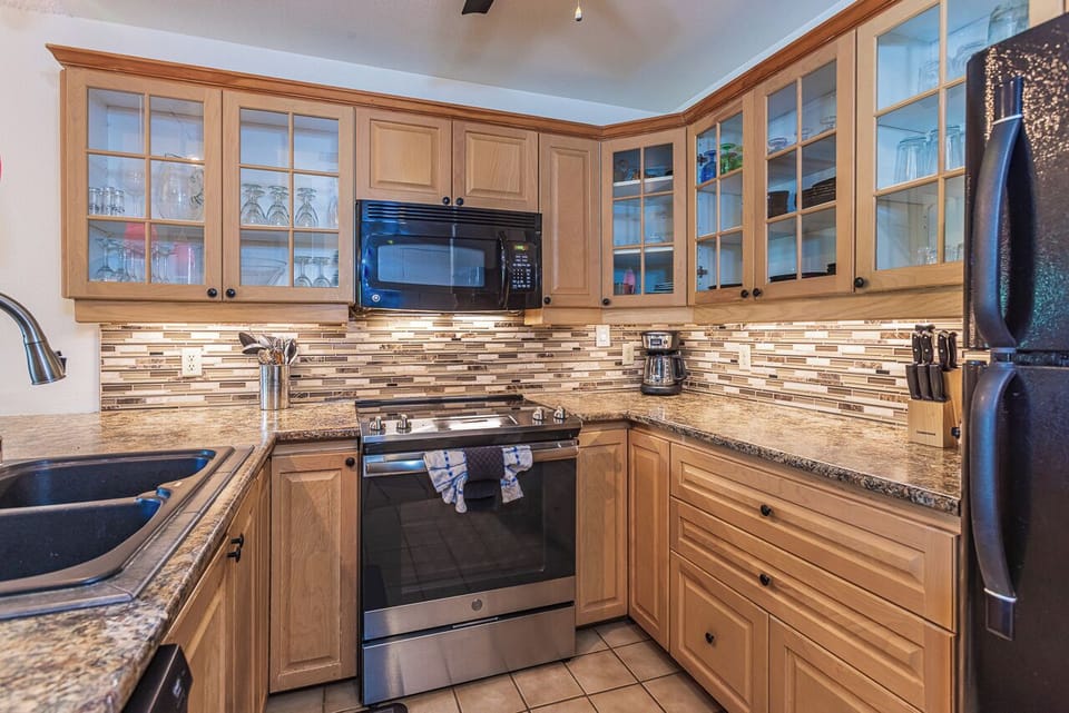 Your fully-equipped kitchen with stainless steel appliances - perfect for creating memorable meals during your stay.