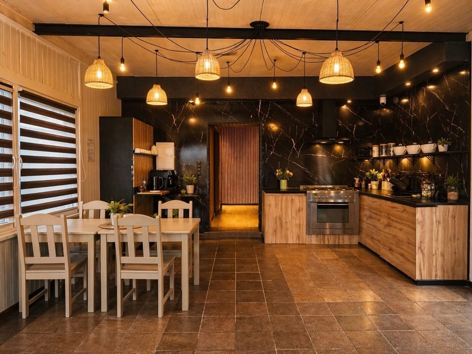 Standard Double or Twin Room, Garden View (TYP D) | Shared kitchen facilities | Full-size fridge, microwave, oven, electric kettle