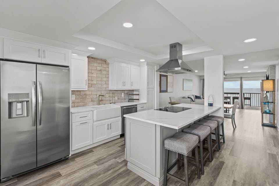 Remodeled kitchen