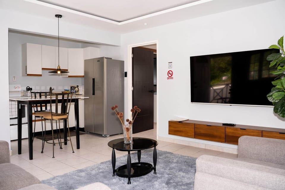 Open-concept living, dining & kitchen — perfect for couples & remote workers