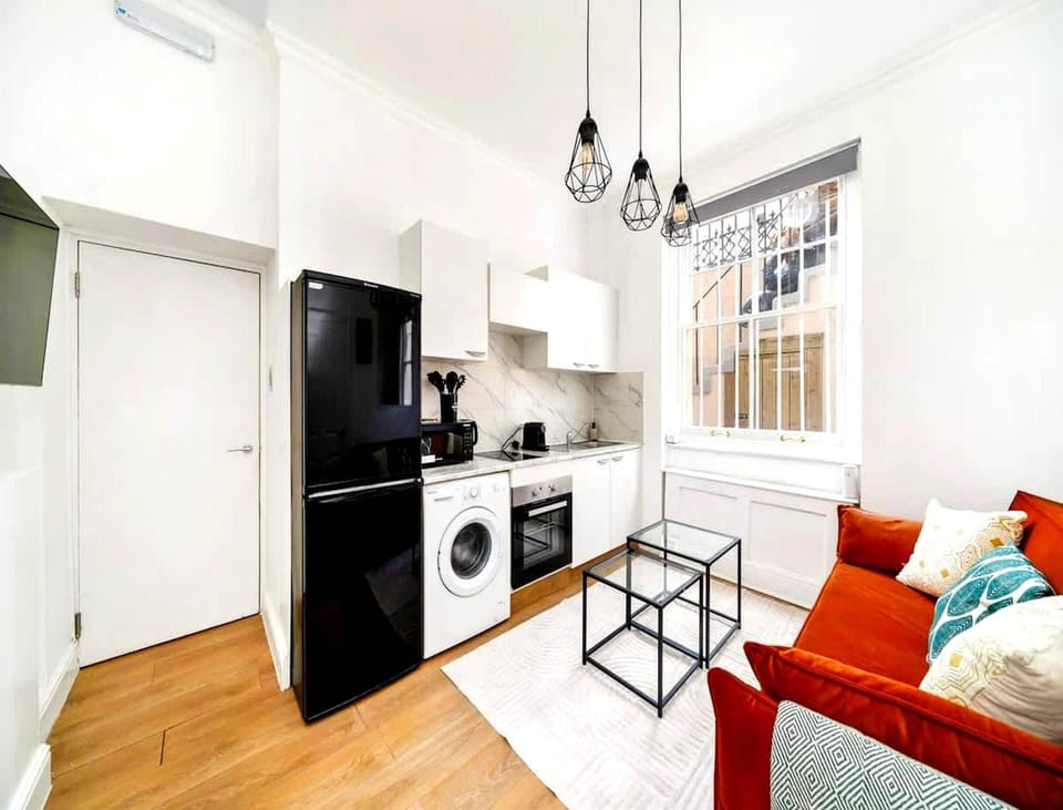 Apartment | Private kitchen | Cleaning supplies