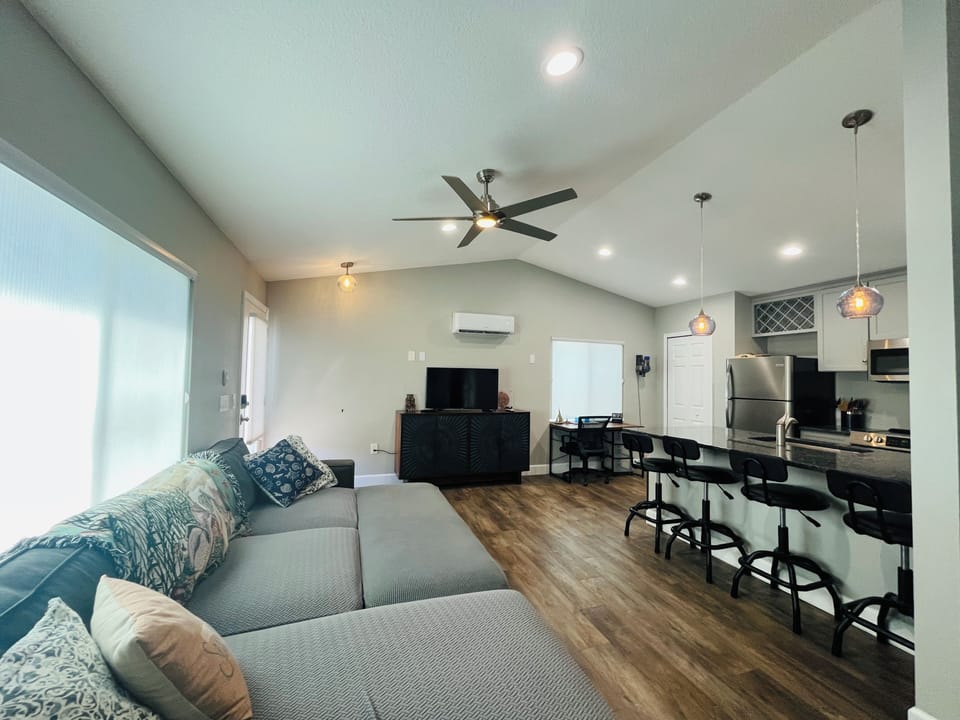 Living room area.