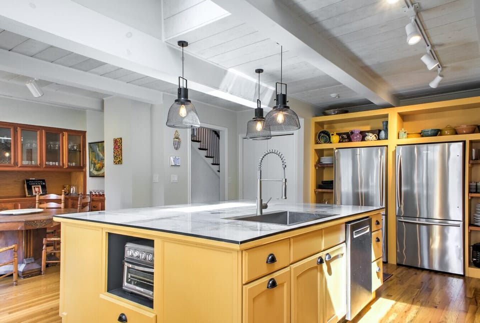 Large kitchen island