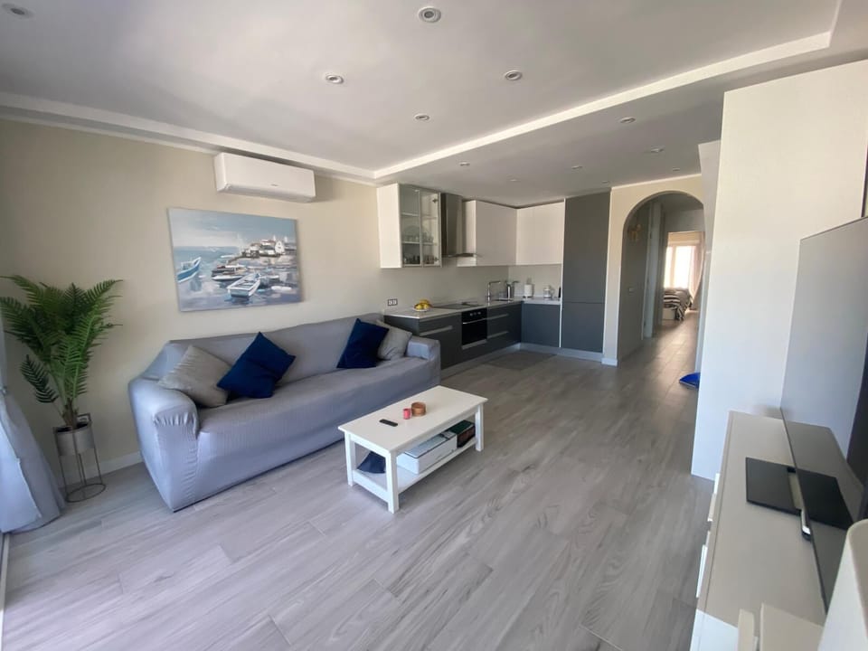 Kitchen and living area