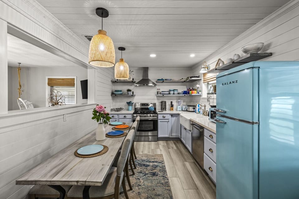 Fully equipped kitchen perfect for cooking and gathering
