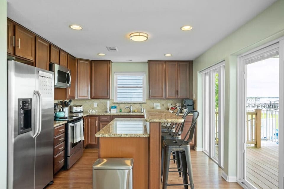 Whip up delicious meals in this charming kitchen
