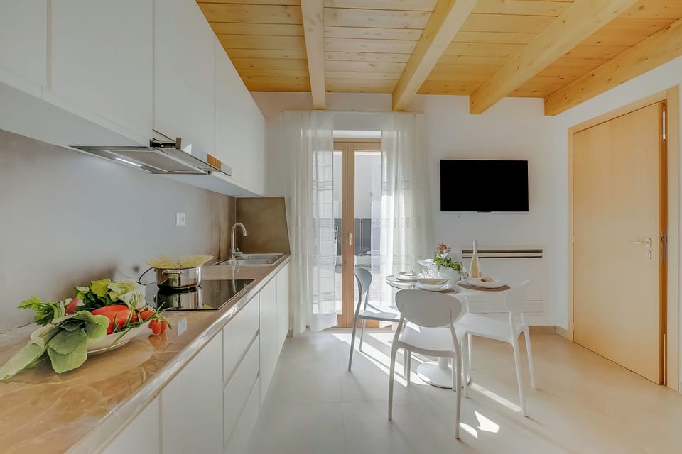 Kitchen and dining area