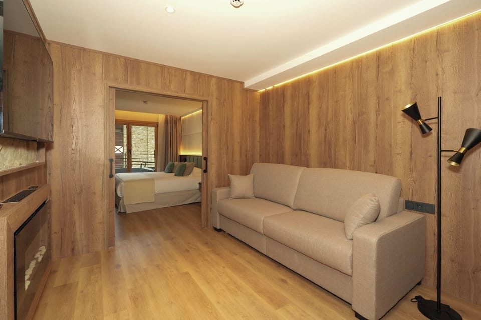 Premium Suite, Balcony | Living area | 32-inch Smart TV with satellite channels
