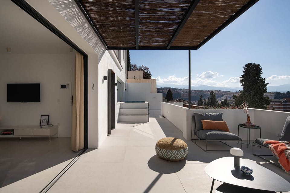 Your own private oasis with city views and a pool, offering complete privacy