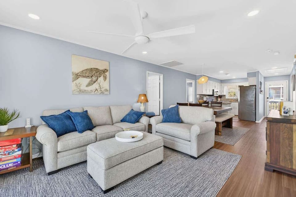 Bright and airy interior filled with natural light