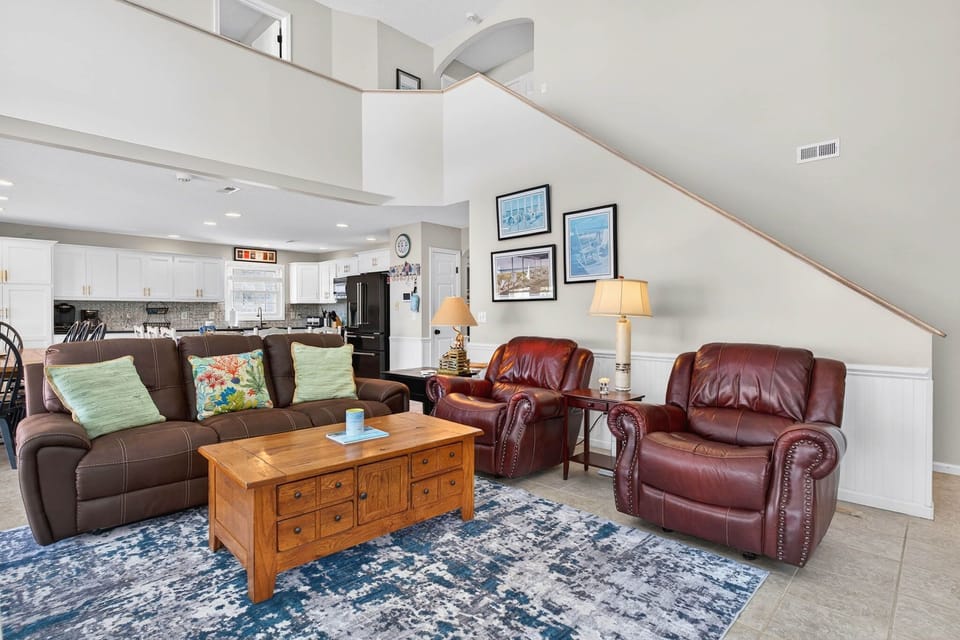 Plush furniture for the ultimate comfort after a long day on the beach.