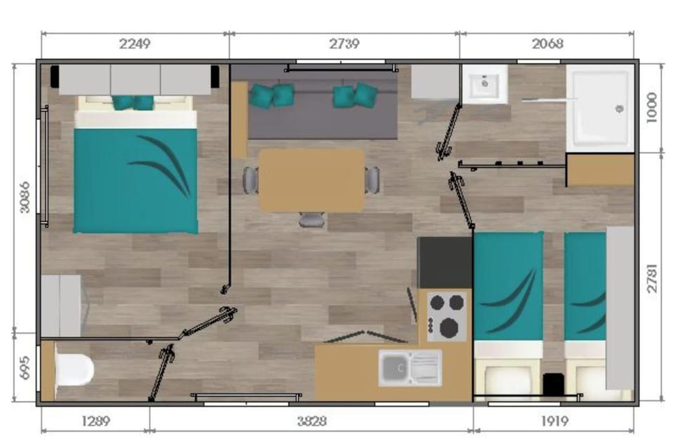 Chalet | Floor plan