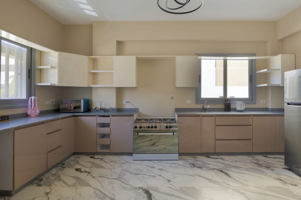Luxury Villa, 4 Bedrooms, Garden View | Private kitchen | Full-size fridge, microwave, oven, stovetop