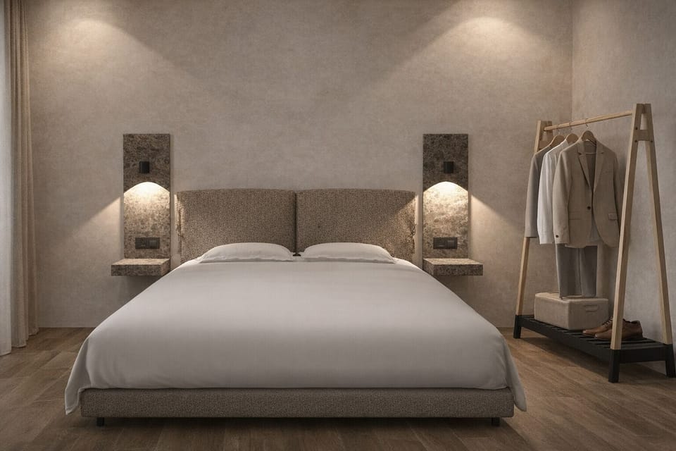Luxury Double Room, Balcony, City View | In-room safe, blackout drapes, soundproofing