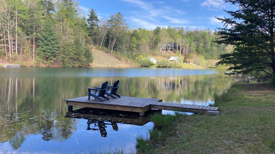 View from across the lake