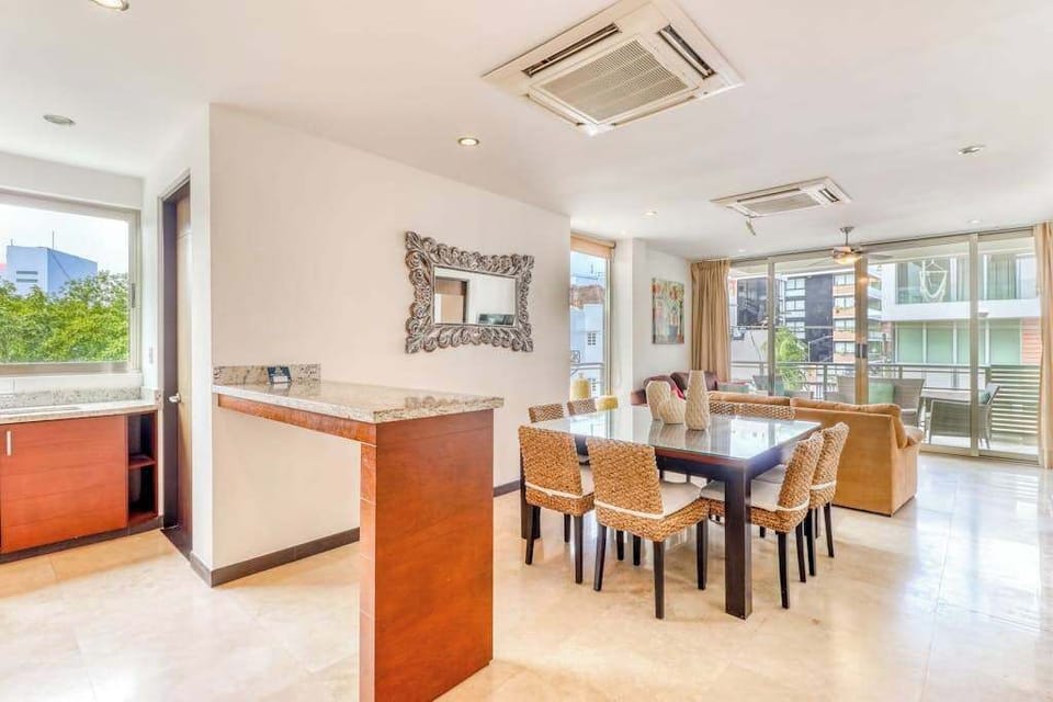 Indoor dining area