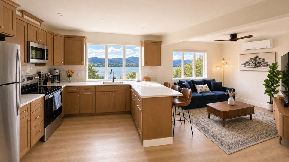 Kitchen & Living Area