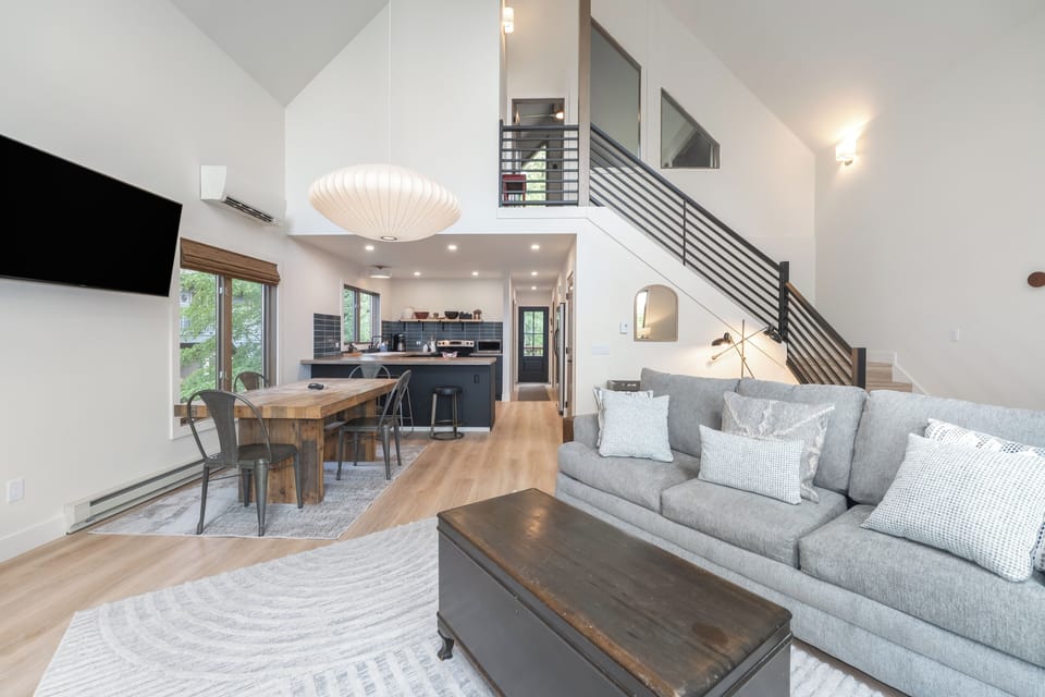 Open concept living space and kitchen | Interior