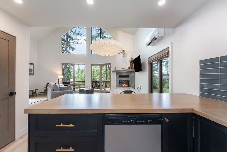 View of living area from kitchen | Interior