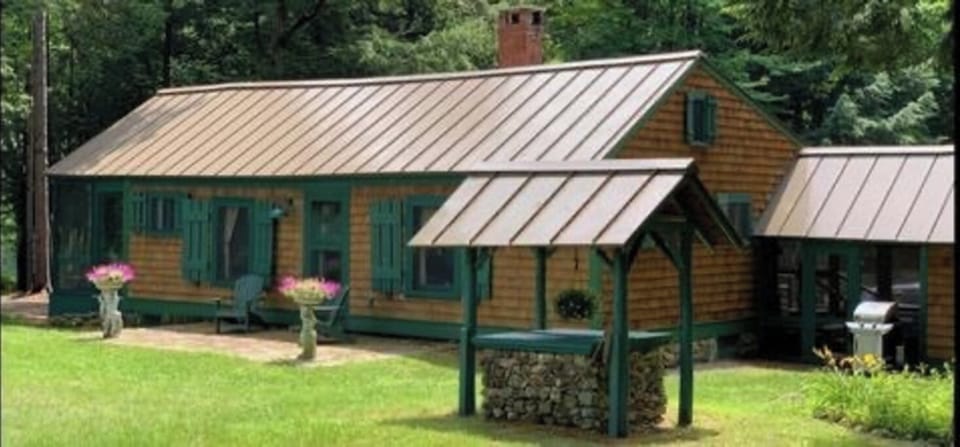Cabin front and breezeway