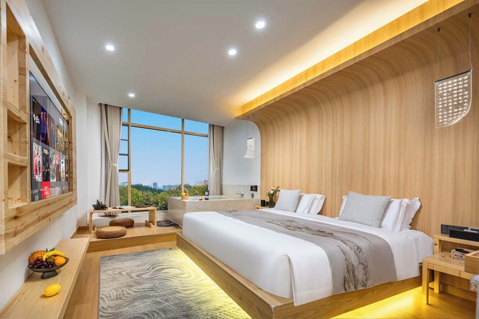 Superior Double Room | Premium bedding, blackout drapes, soundproofing, WiFi (free)