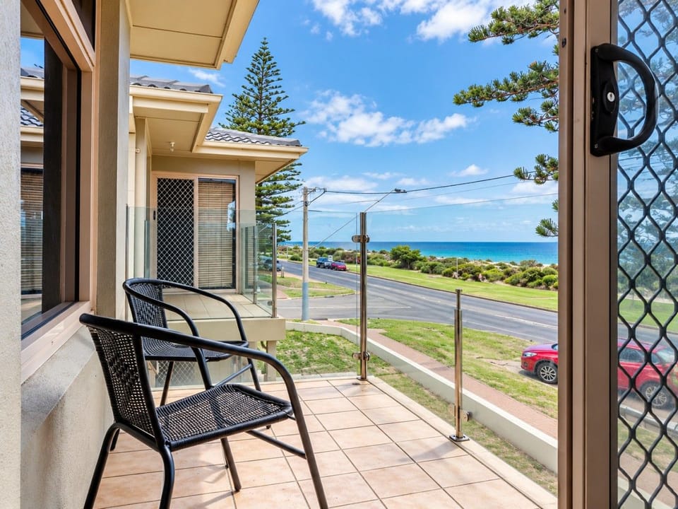 Balcony overlooking the sea