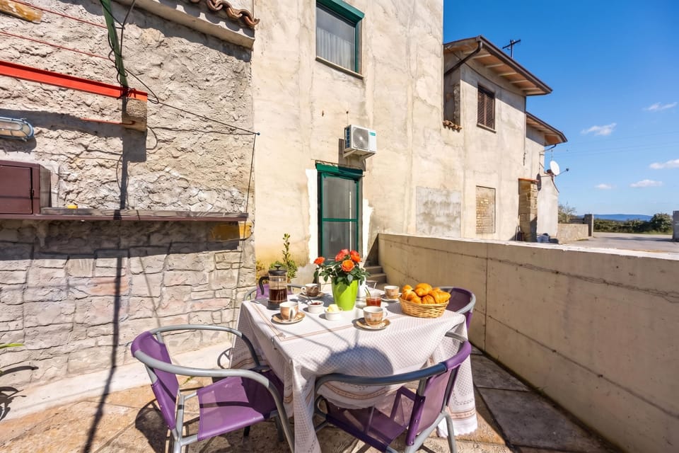 Family Apartment, 1 Bedroom, Terrace (Rural Apt Arya: Garden & BBQ) | Terrace/patio