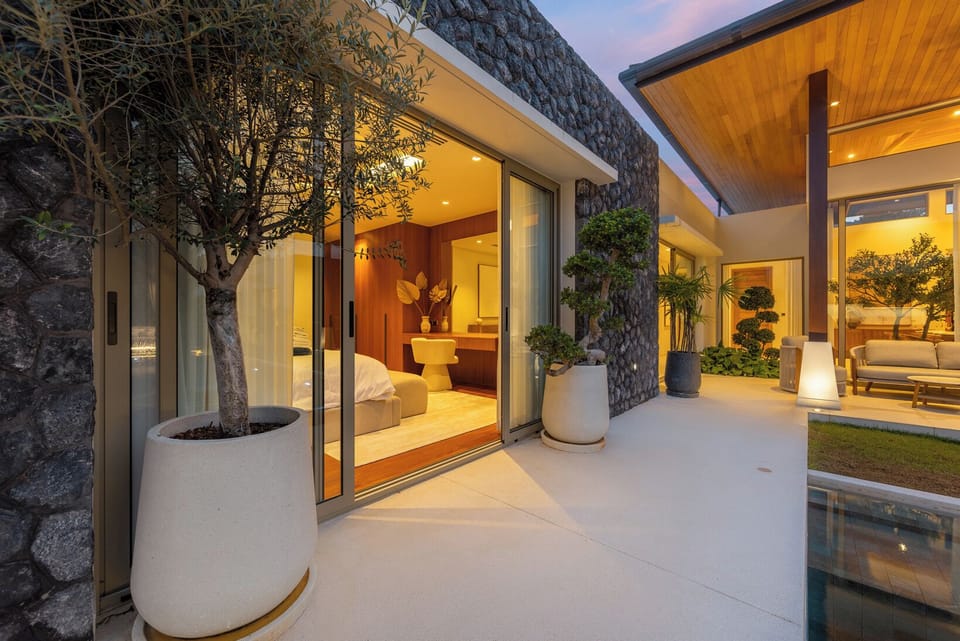Front of property - evening/night