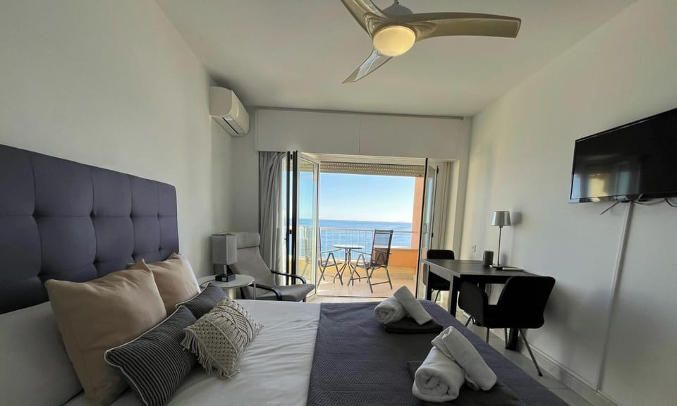 Comfortable double bed.