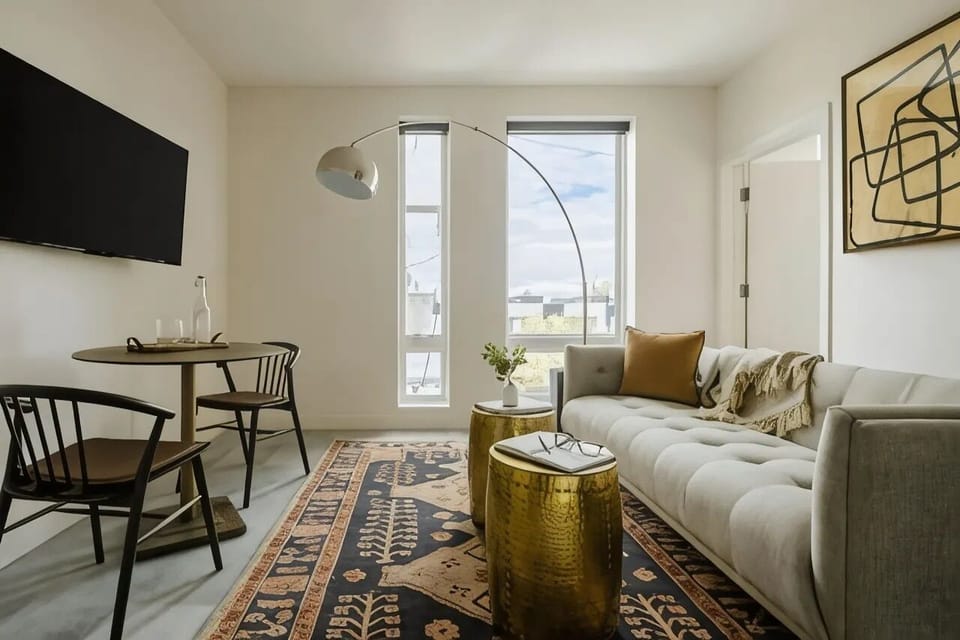 Apartment, 2 Bedrooms | Living area | TV