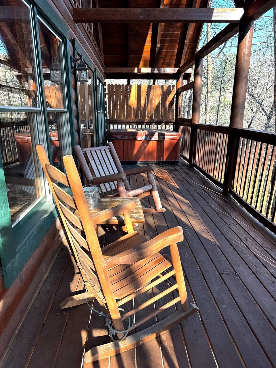 Rocking chairs for enjoying your morning coffee