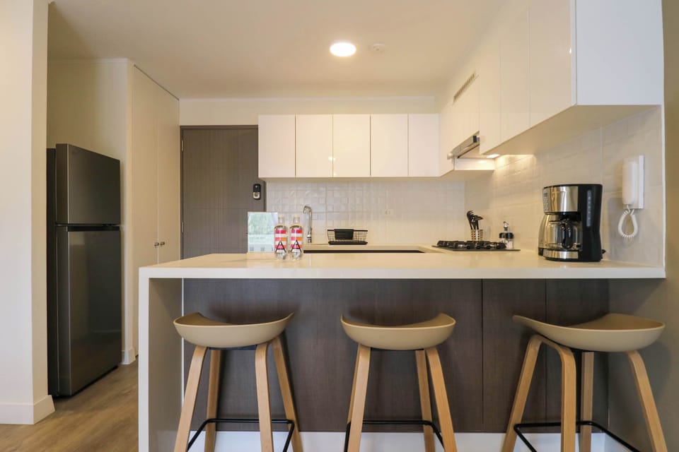 Clean and welcoming kitchen