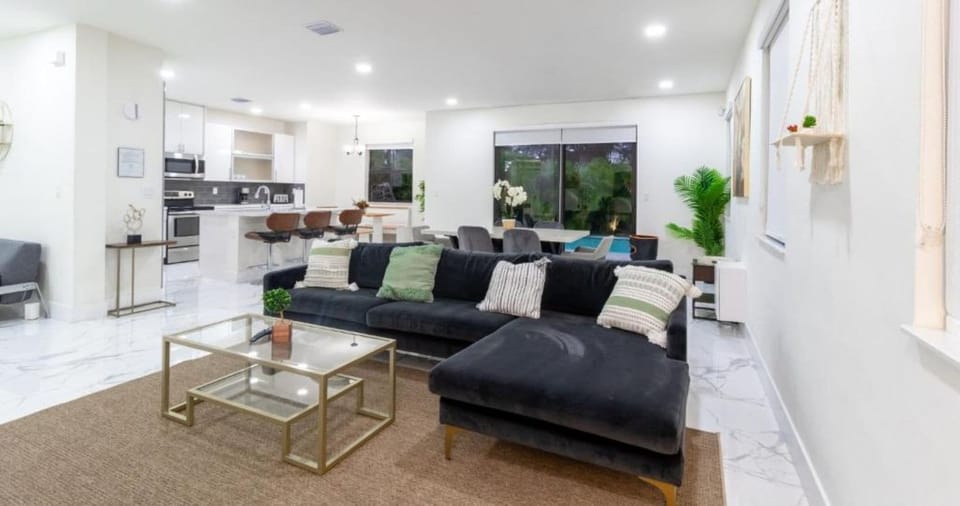 Villa | Living area | 55-inch Smart TV with digital channels