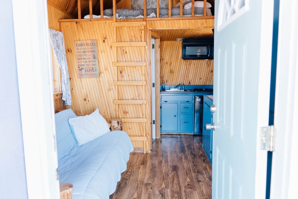 Entrance View in Tiny Home