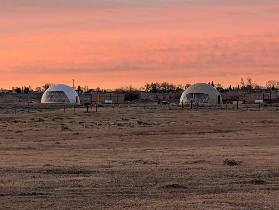 The Domes in Sunset