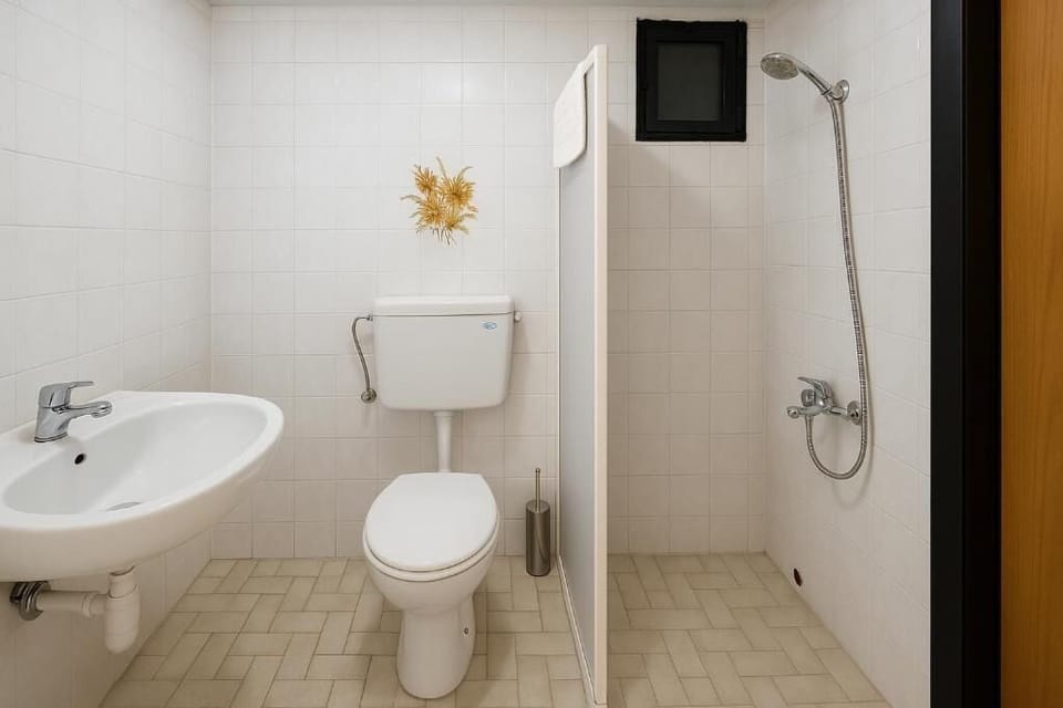 Free toiletries, hair dryer, towels, soap